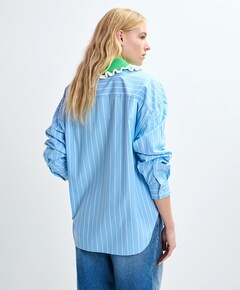 Dames blouse blauw