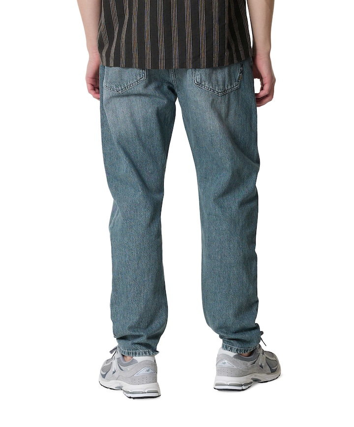 The Dean loose taper heren jeans blauw