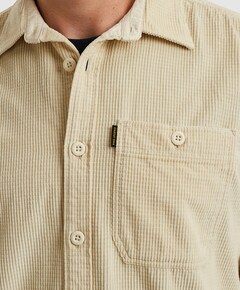 Heren overhemd lange mouw ecru