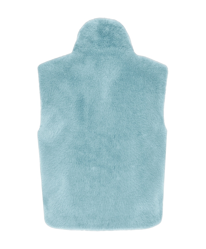 Dames gilet blauw