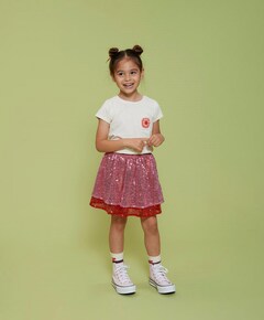 Meisjes t-shirt ecru