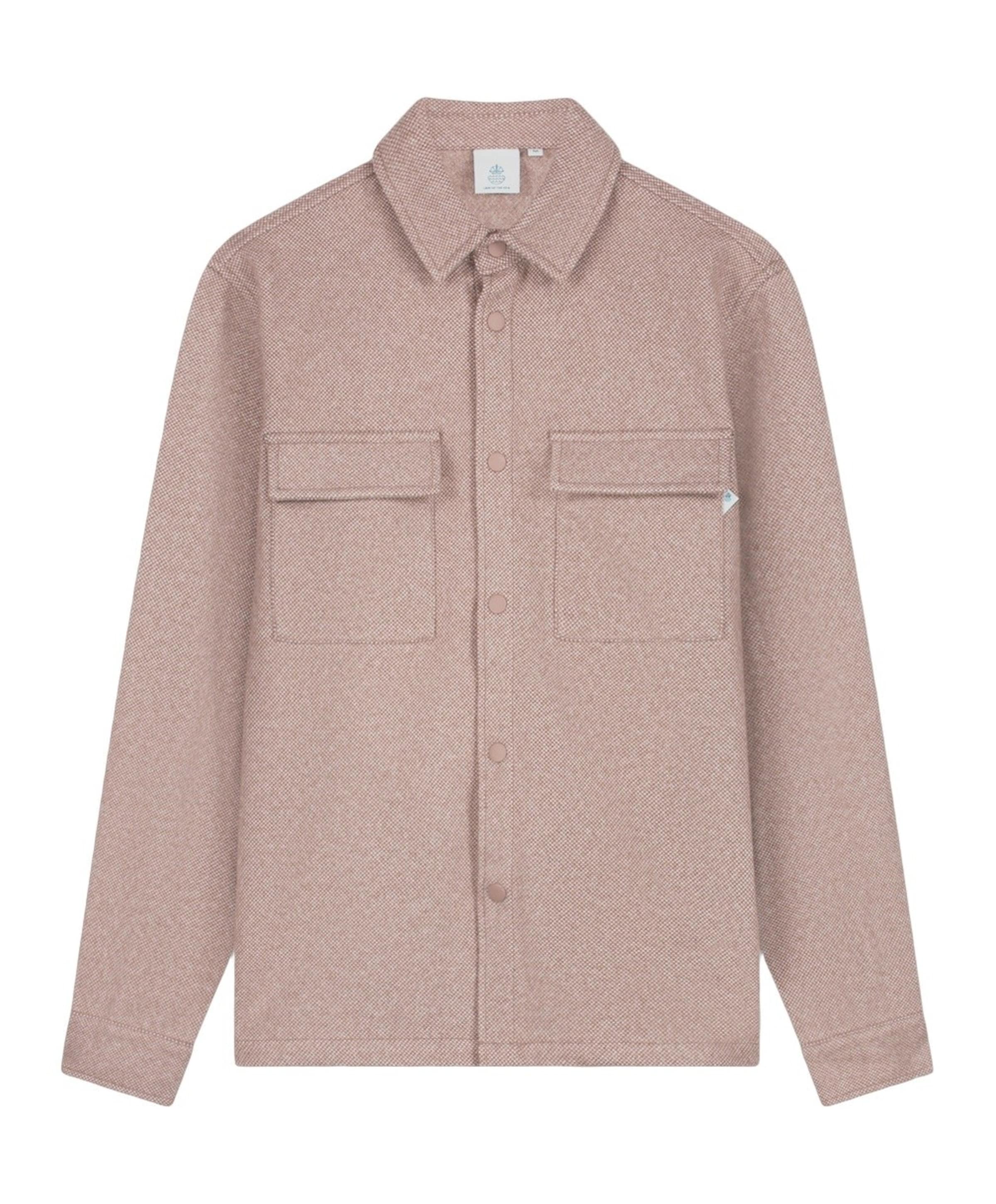 Heren overshirt paars