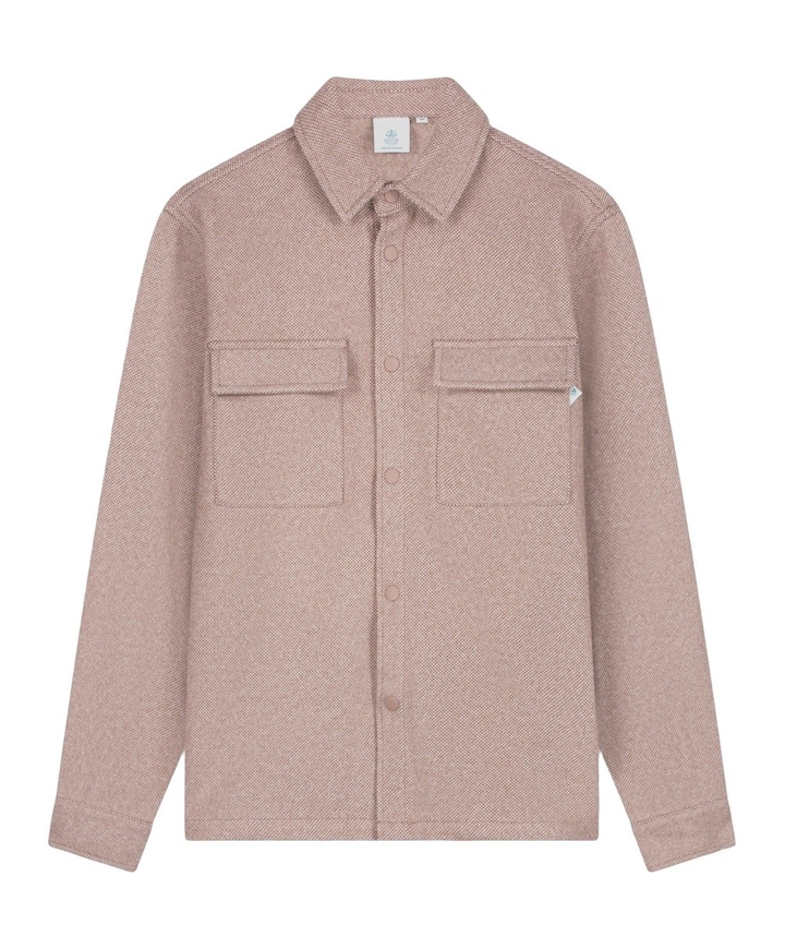 Heren overshirt paars