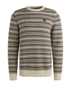 Heren trui ecru
