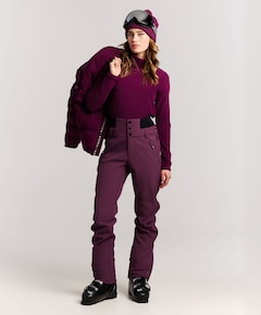 PRTHindon softshell snowpants dames skibroek paars