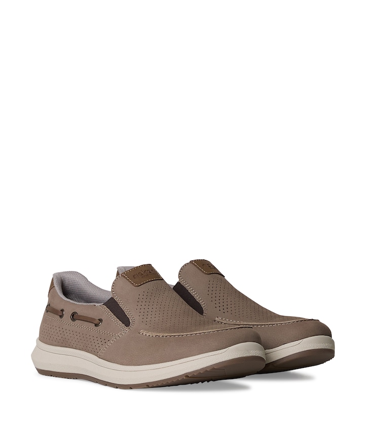 heren instappers beige