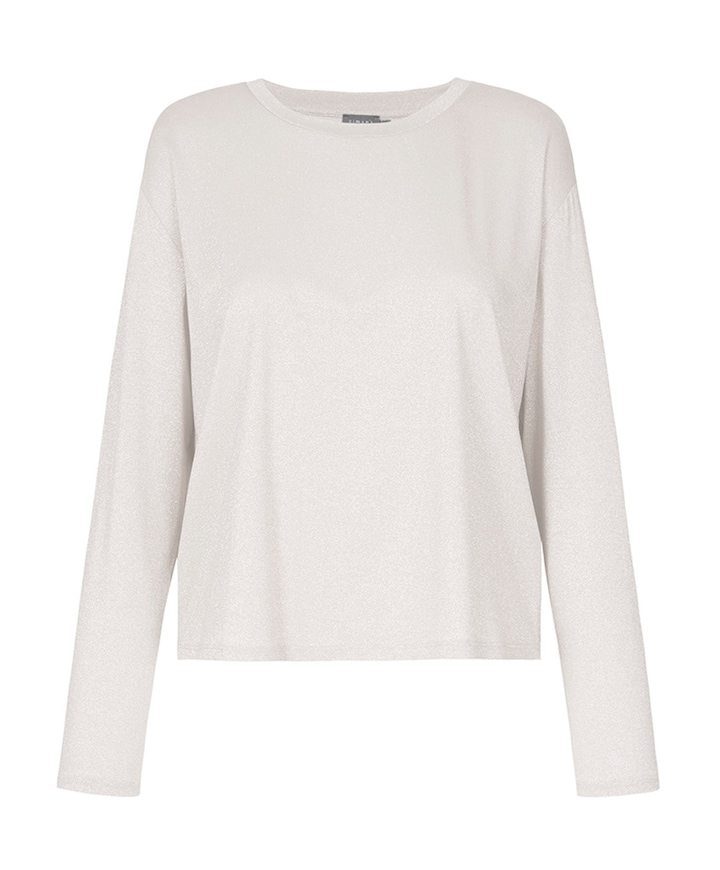 Dames longsleeve ecru