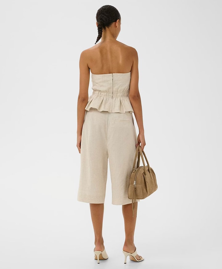 Dames top beige