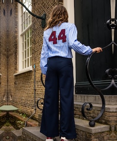 meisjes pantalon blauw