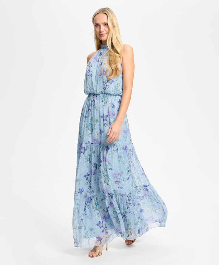 Dames jurk blauw