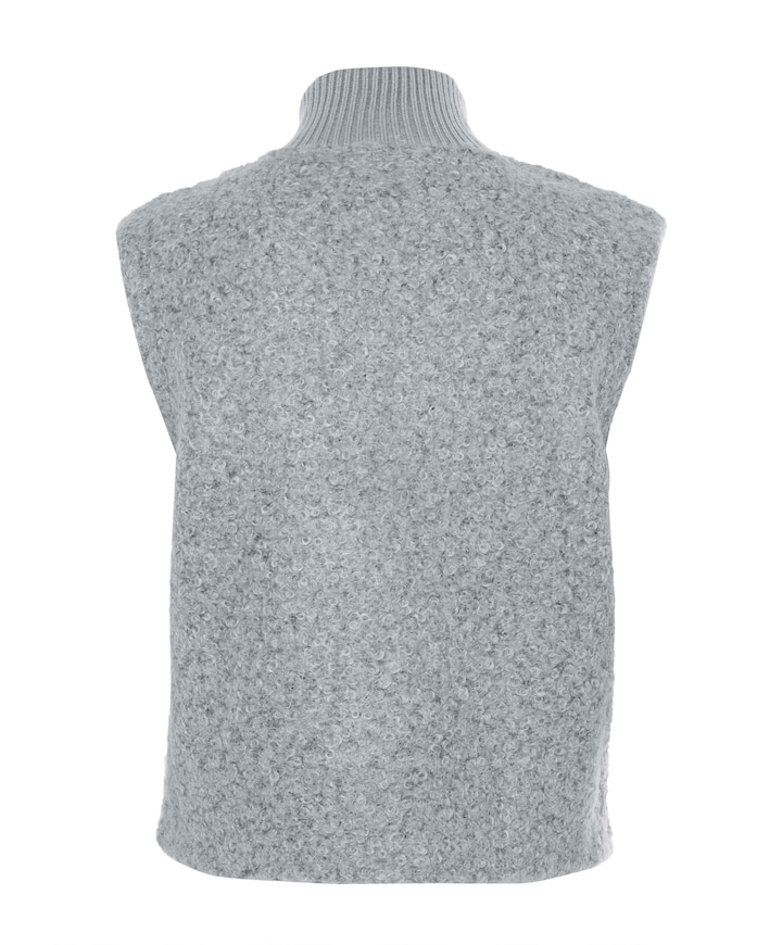 Dames gilet grijs