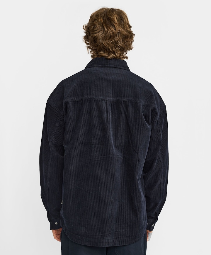 Heren overshirt blauw