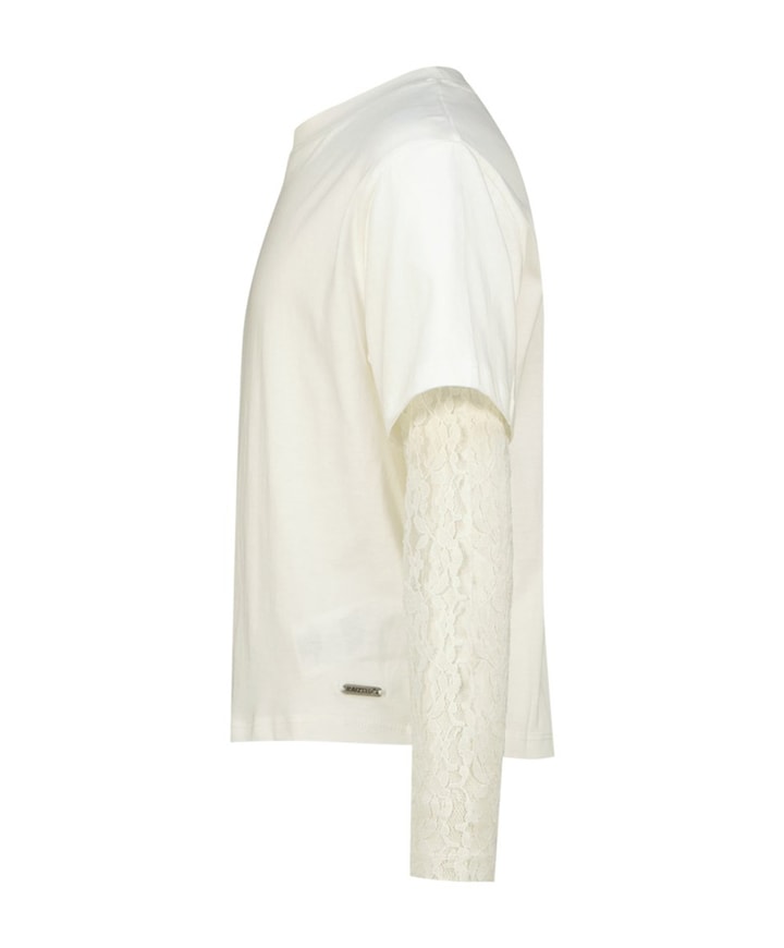 Meisjes longsleeve wit