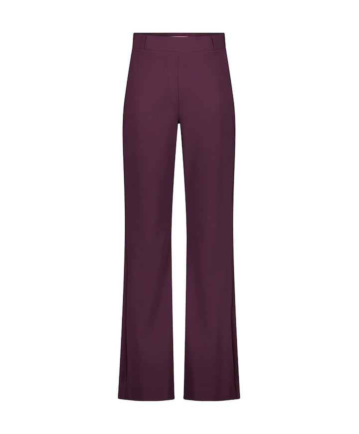 Flair bonded dames broek bordeaux