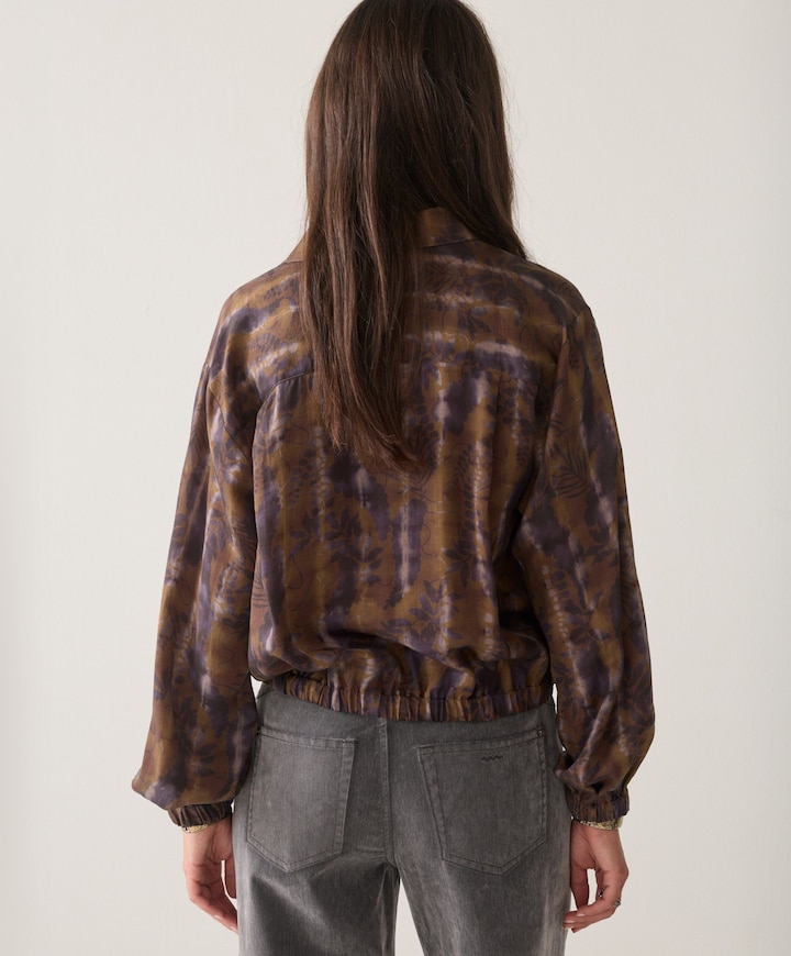 Dames blouse bruin