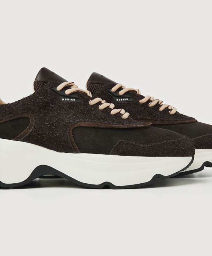 Ross Zay (L) dames sneakers bruin