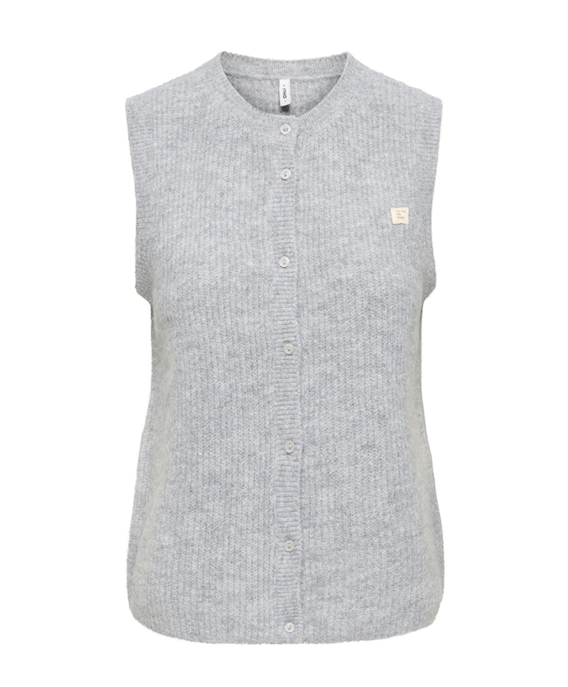 Dames gilet grijs