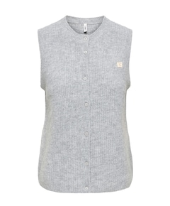 Dames gilet grijs