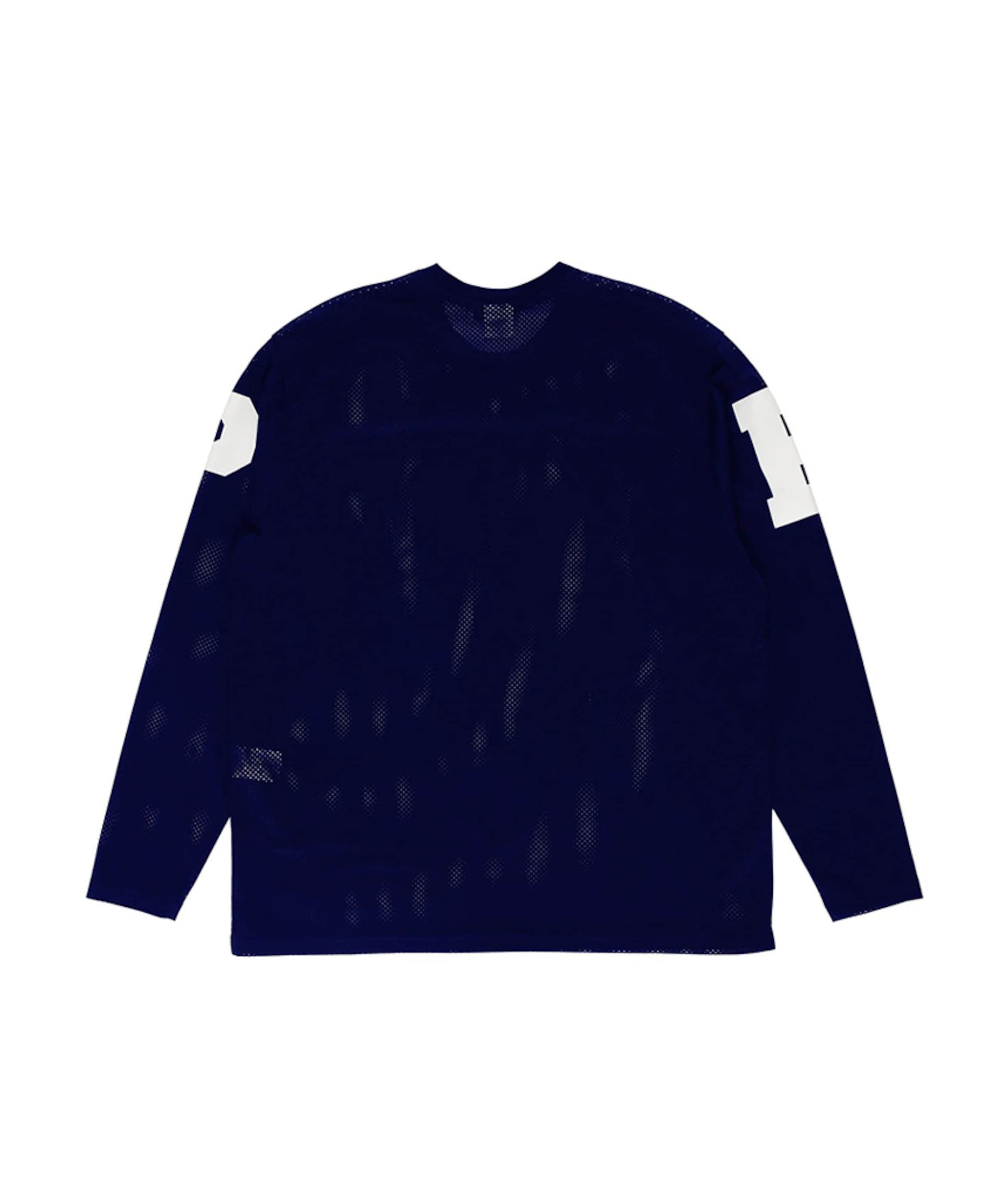 Heren longsleeve blauw