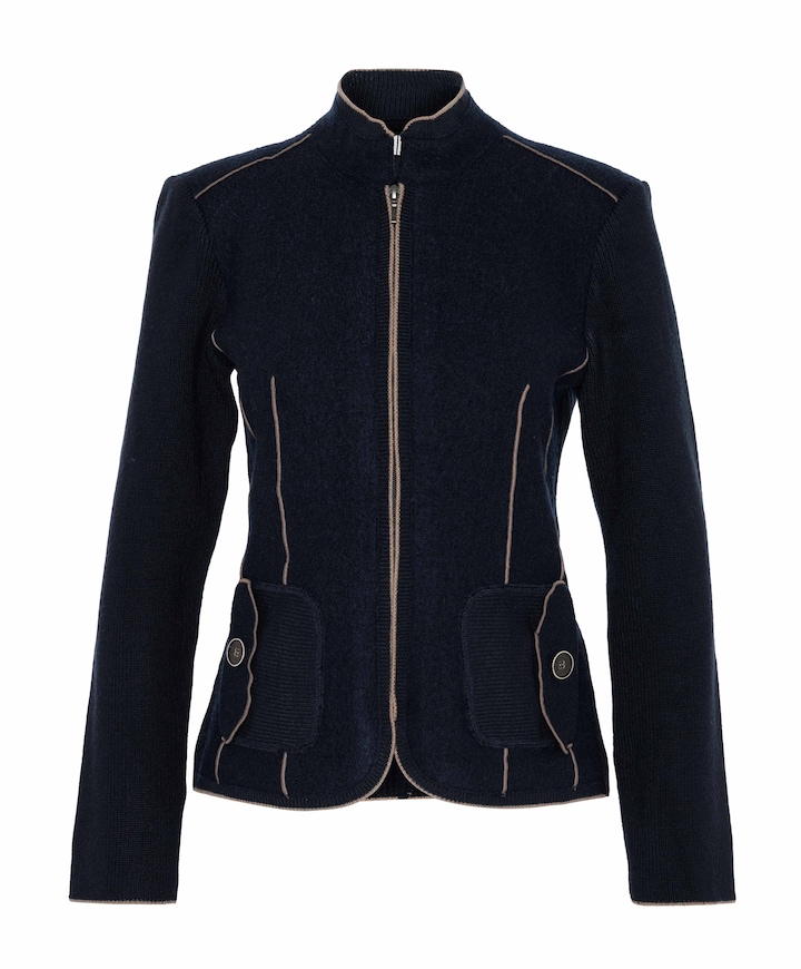 Dames vest blauw