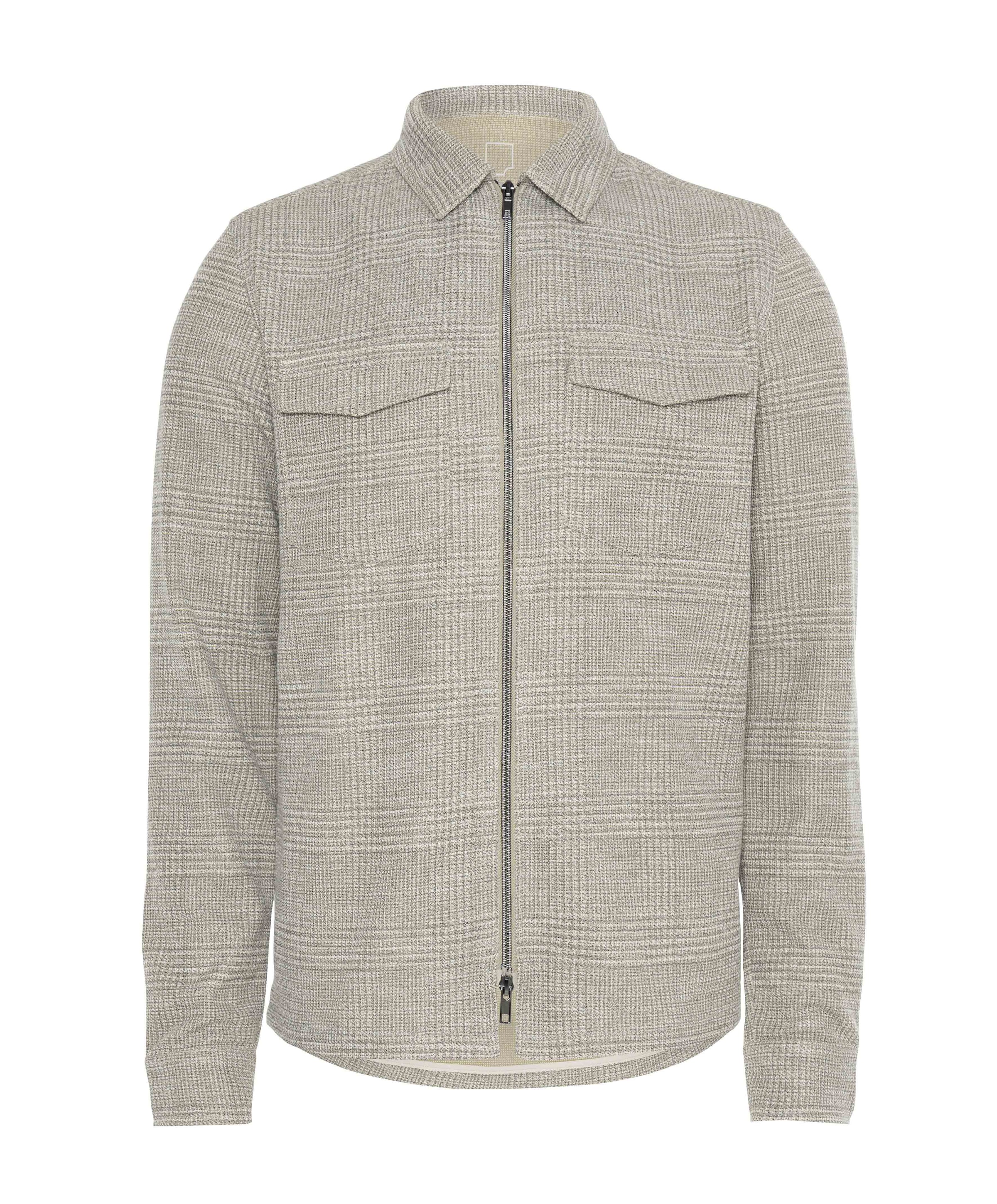 Heren overshirt beige