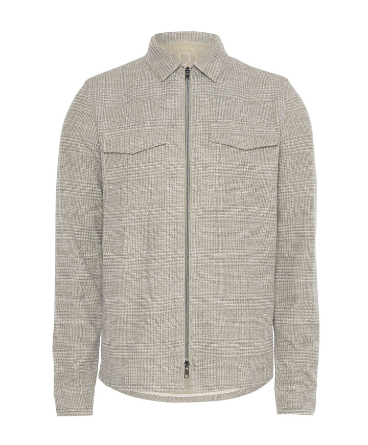 Heren overshirt beige