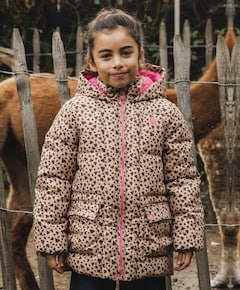 Meisjes jas bruin
