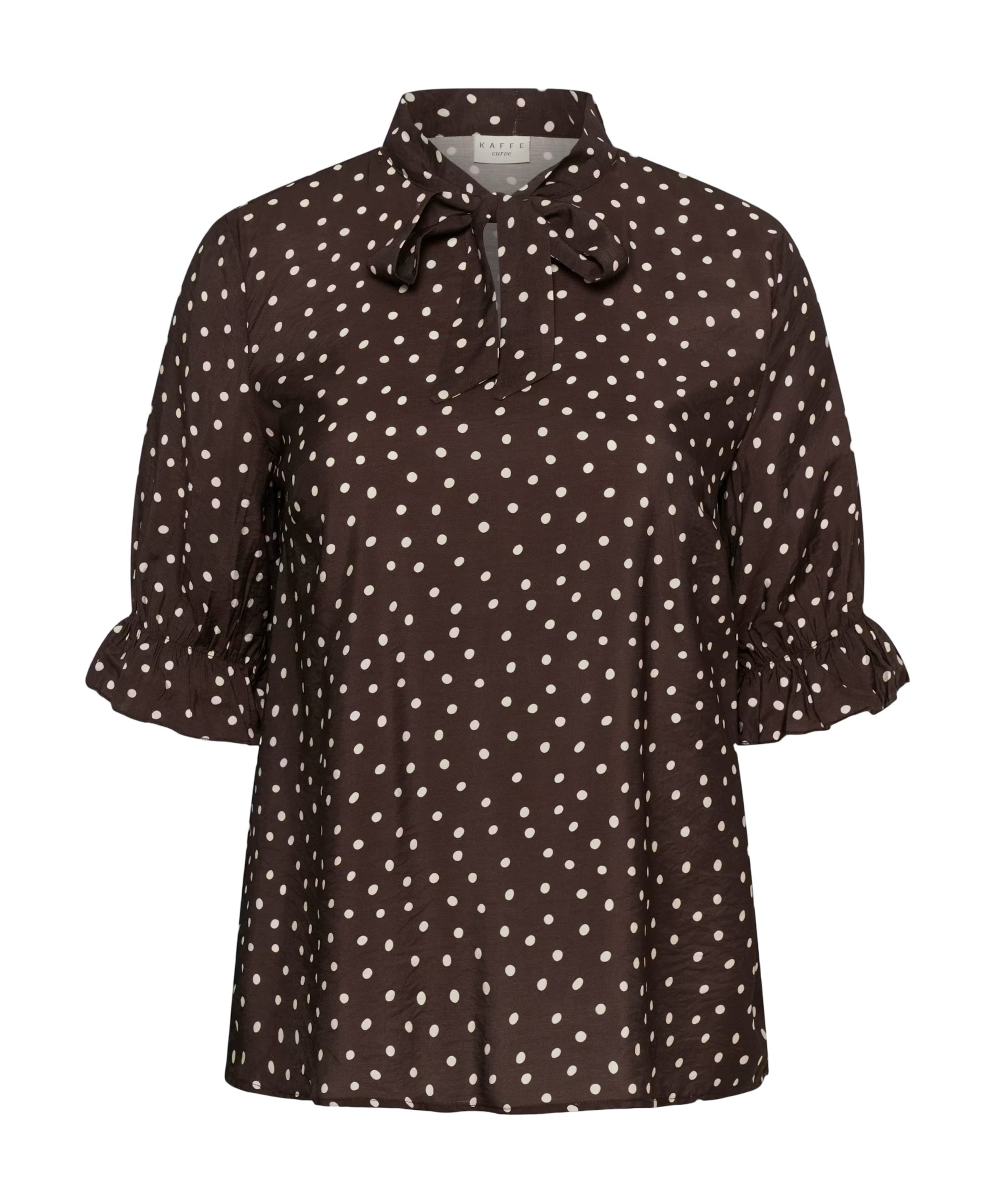 Dames blouse bruin