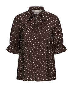 Dames blouse bruin