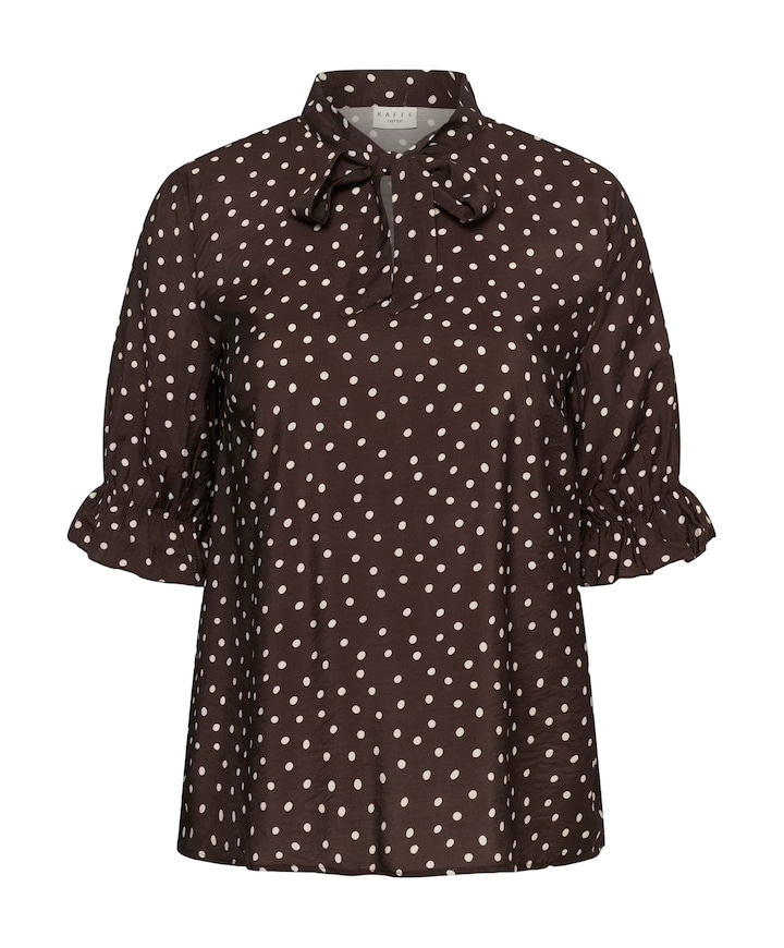Dames blouse bruin