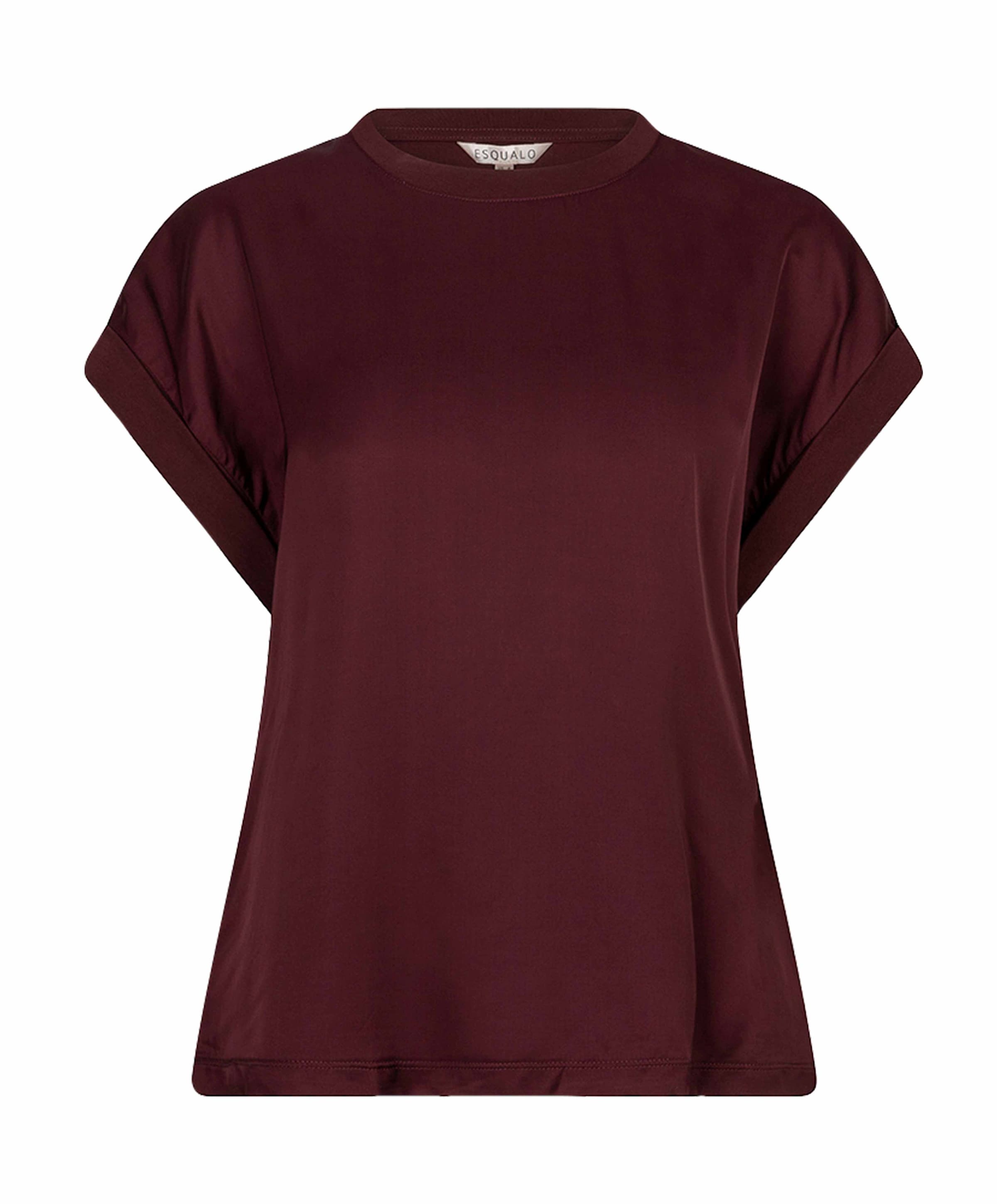 Dames T-shirt bordeaux
