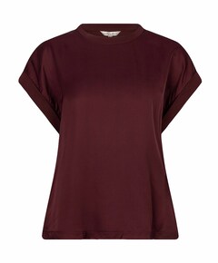 Dames T-shirt bordeaux