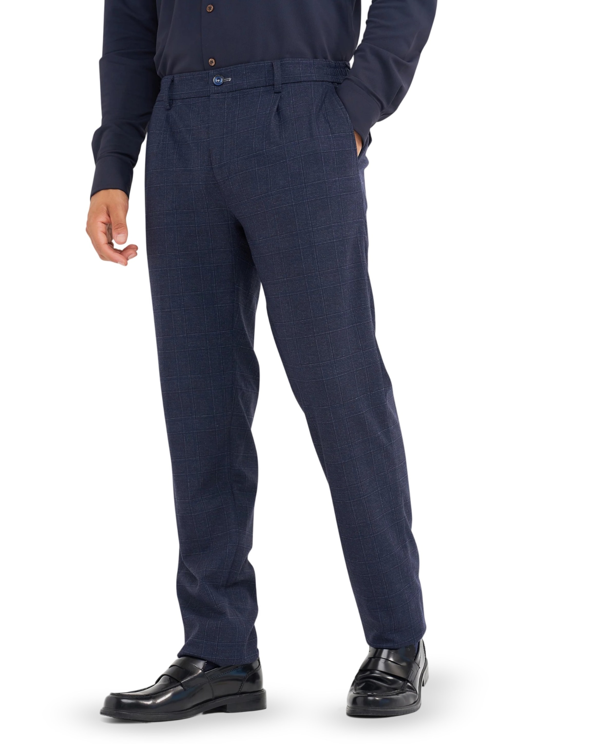 chino heren broek blauw