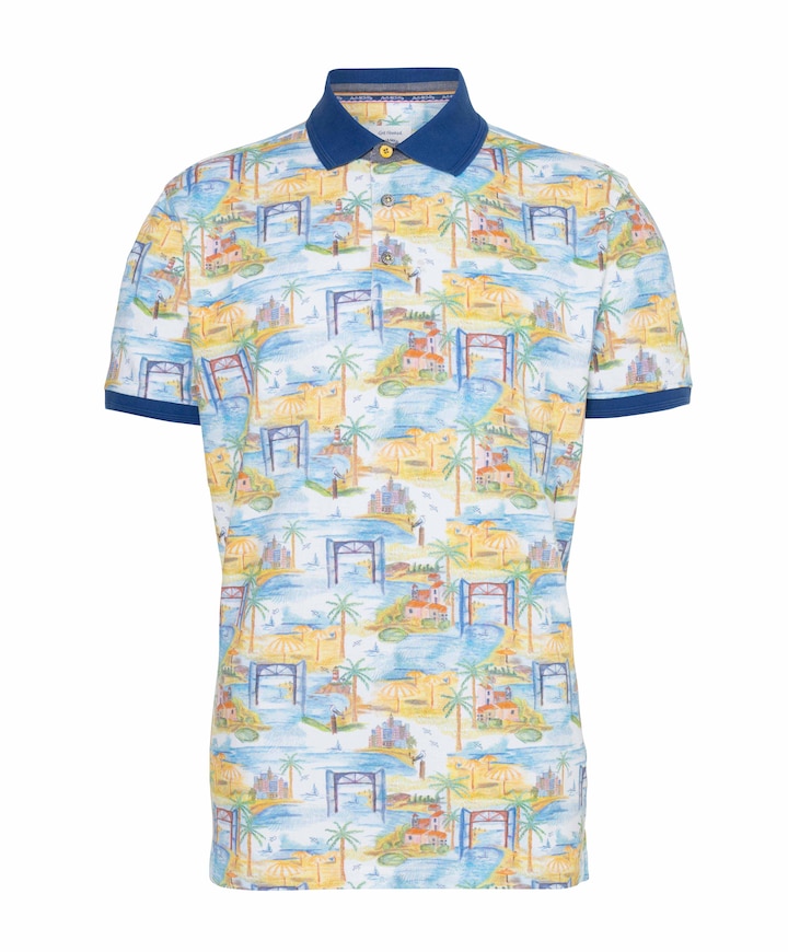 Heren polo multicolor