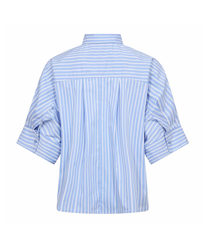 Dames blouse blauw