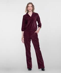Dames blouse bordeaux