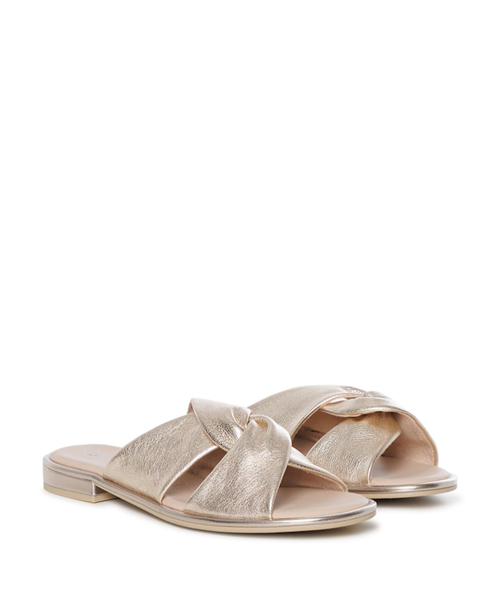 dames slippers goud