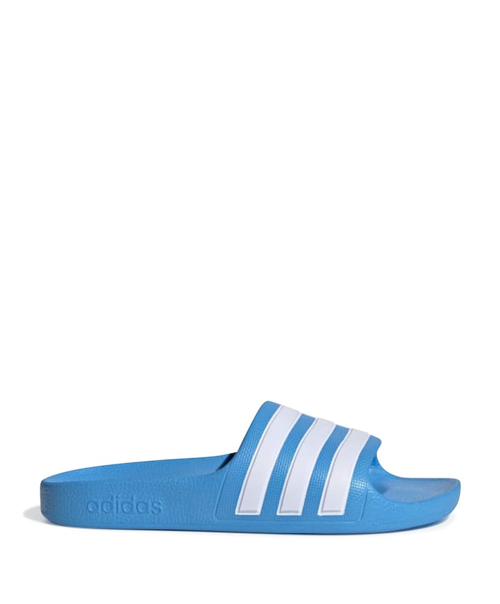 Adilette Aqua K JR jongens badslipper blauw