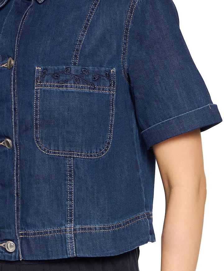 Dames blouse blauw