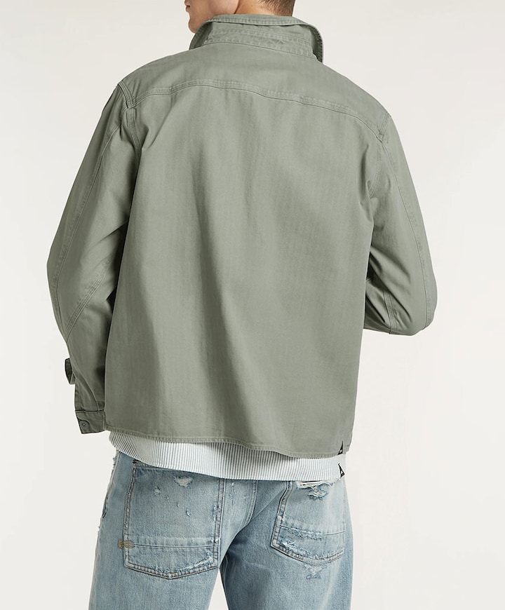 Heren overshirt groen