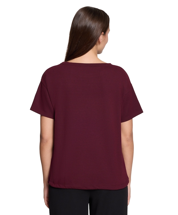 Dames T-shirt bordeaux