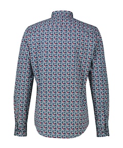 Overhemd lange mouw blauw