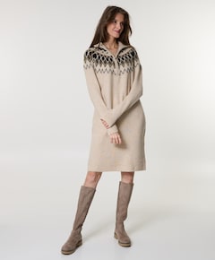Dames jurk beige