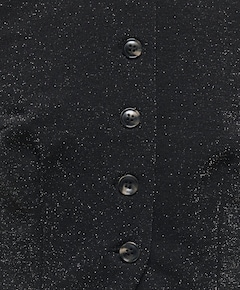 Meisjes gilet zwart