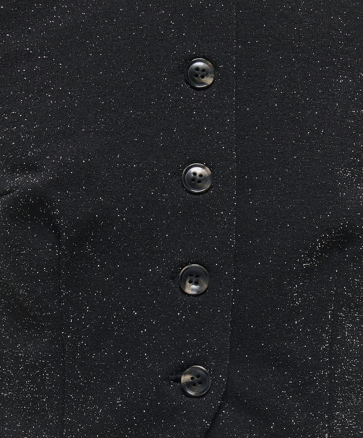 Meisjes gilet zwart