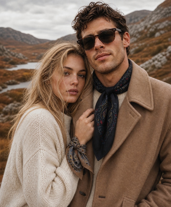 Dames sjaal beige