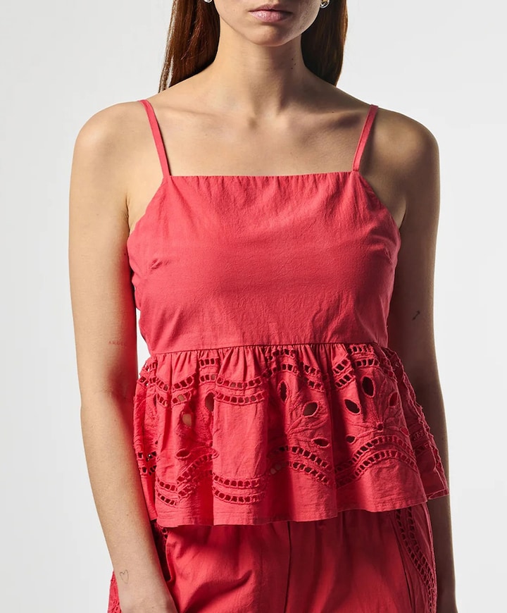 Dames top rood