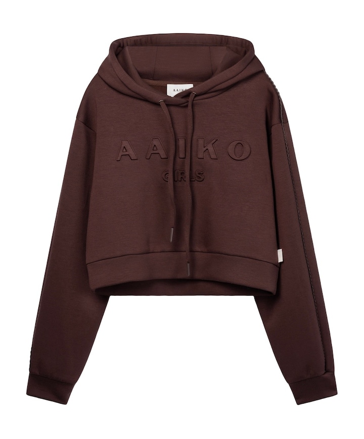 Meisjes sweater bruin