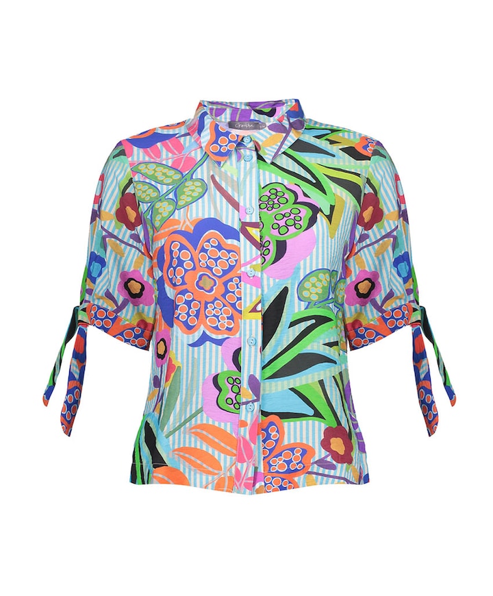 Dames blouse multicolor