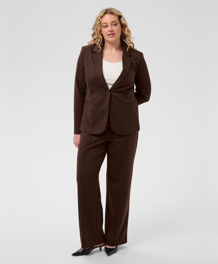 Dames blazer bruin
